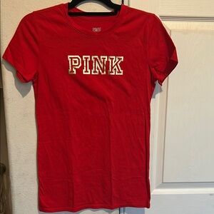 Red PINK Graphic T-Shirt